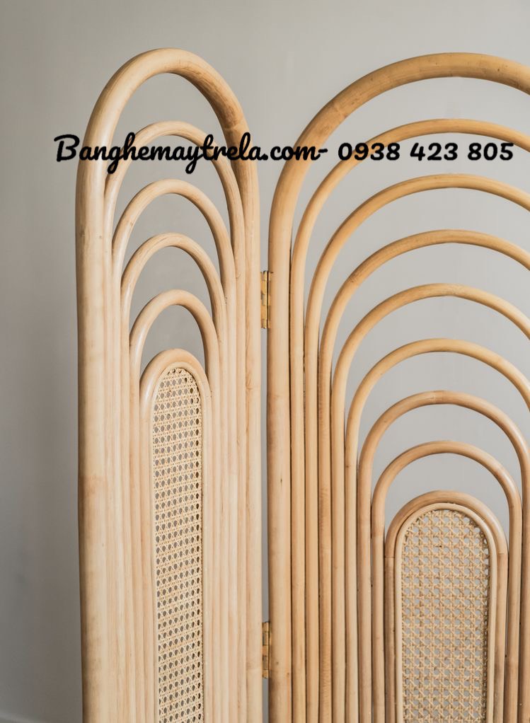 Bình phong mây tre